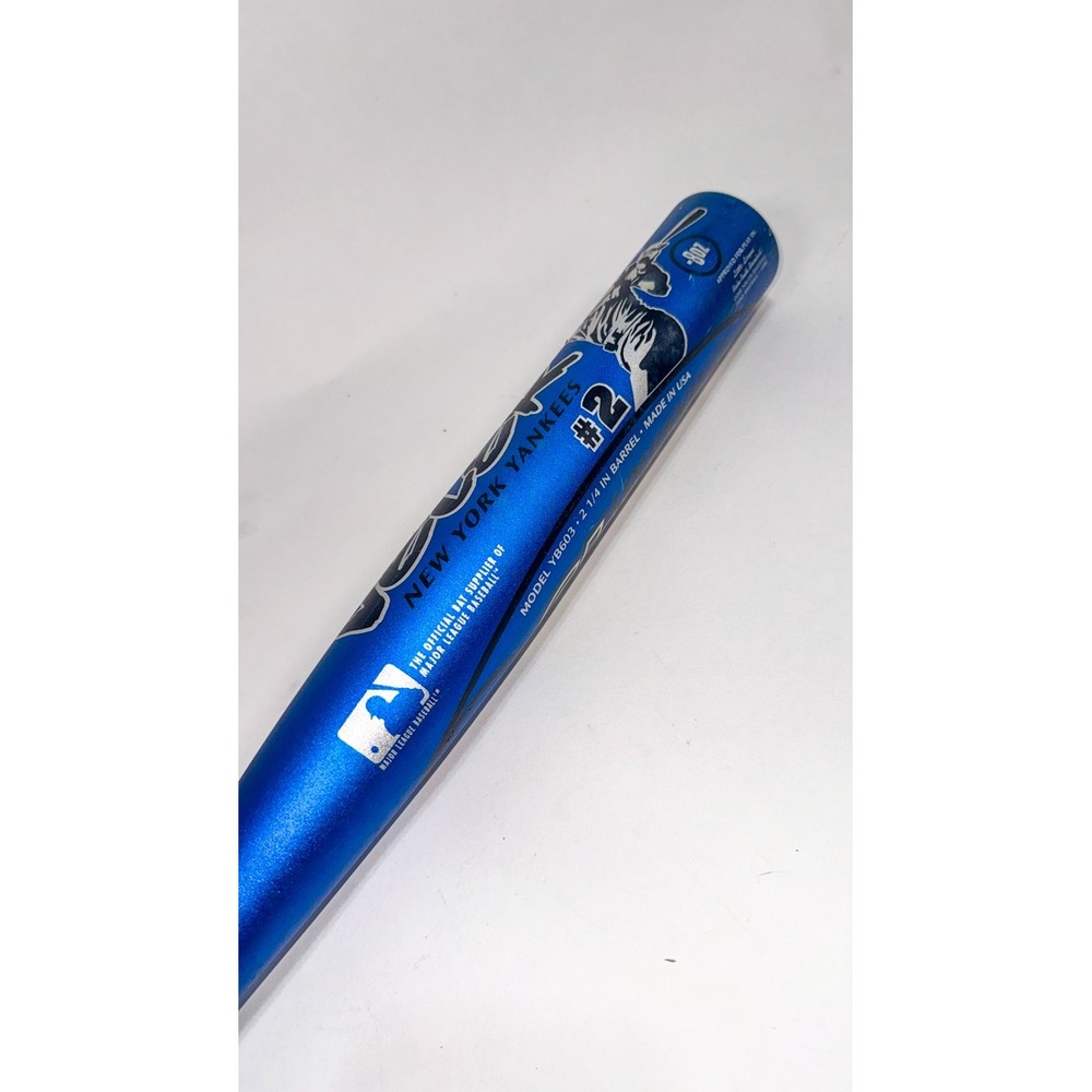 Louisville Slugger Omaha Derek Jeter Metal Baseball Bat 30" 22oz YB603 Blue - Picture 3 of 6